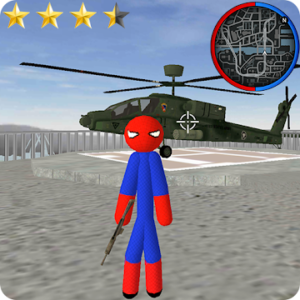  Spider Stickman Rope Hero, juego de Spiderman para Android 