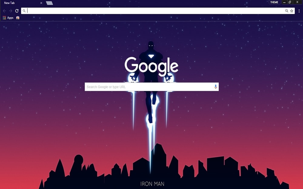  Iron Man Google Chrome Themes 